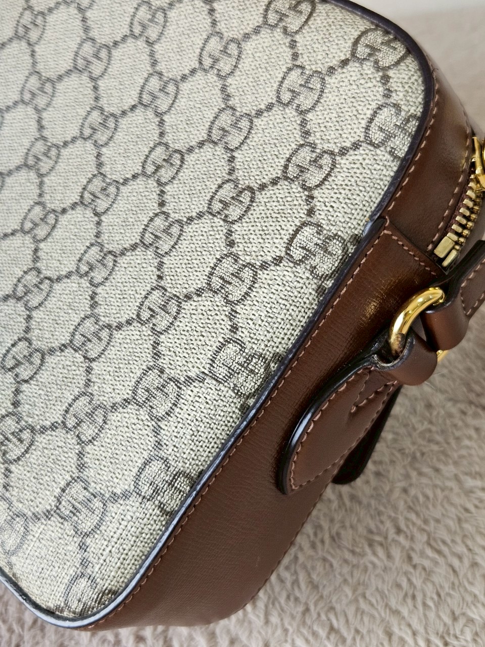 Gucci Horsebit Small Camera Brown