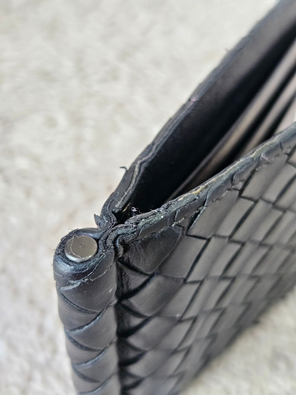 Bottega Money Clip สีดำ