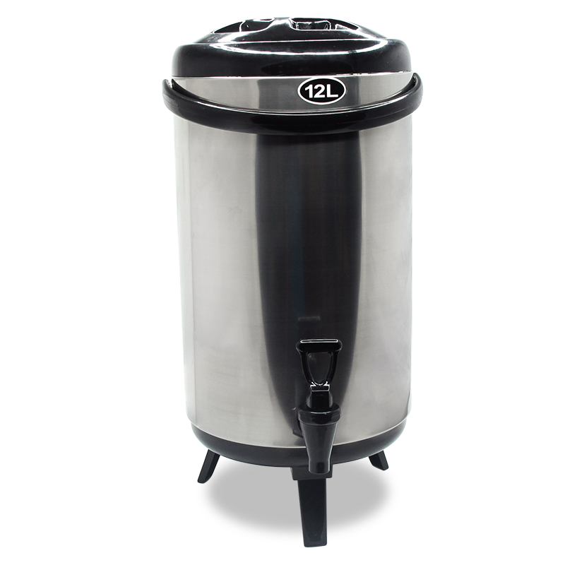 ถังเก็บชานม ถังจ่ายเครื่องดื่ม ถังคูลเลอร์ สแตนเลส 12 ลิตร