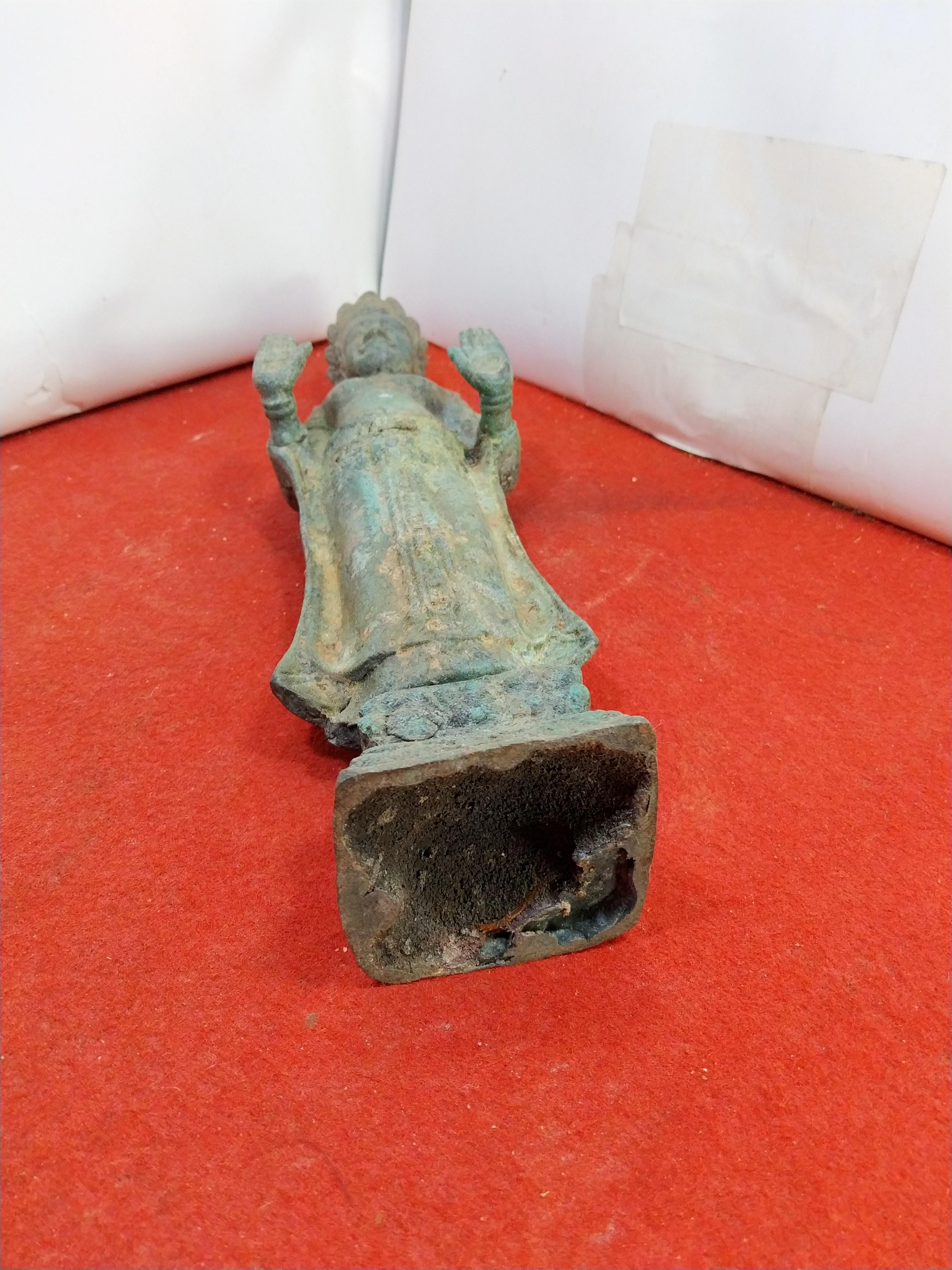 พระเทริดขนนก ลพบุรี ปางห้ามสมุทร สูง 12 นิ้ว