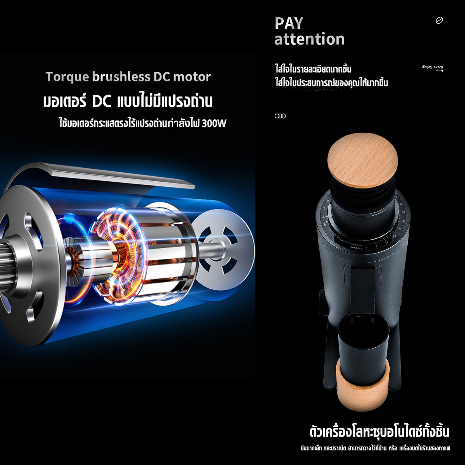 Grinder APRESSO A4, grinding wheel 64 mm. (DF64V)