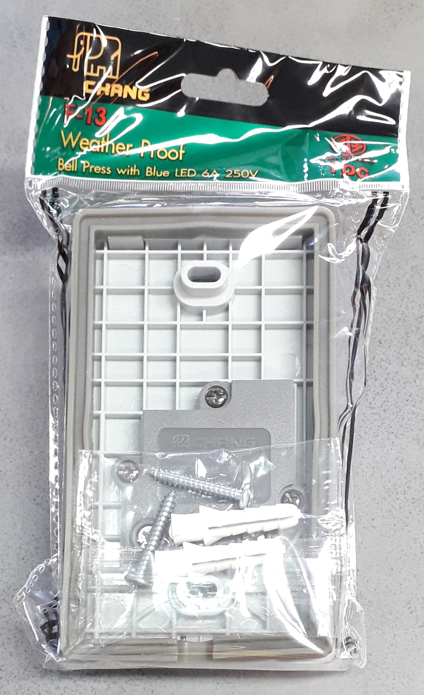 สวิทซ์กระดิ่ง ช้าง 6A 250V