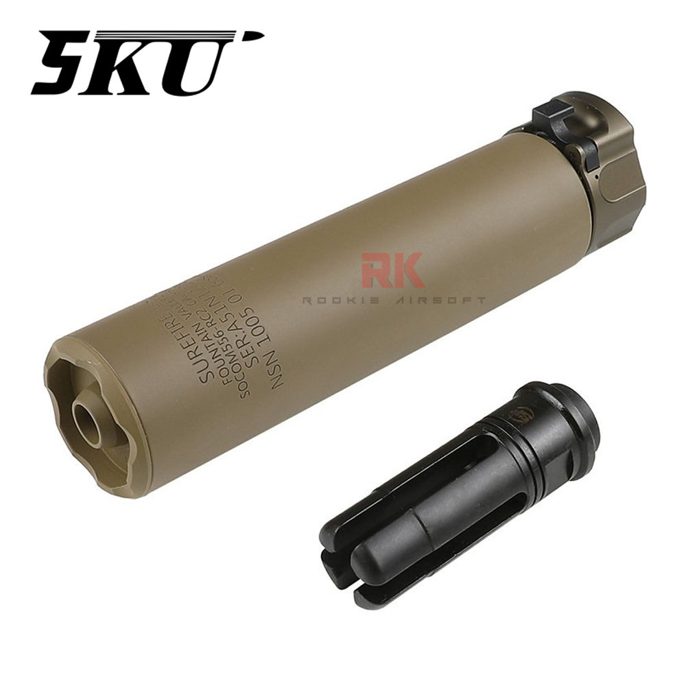 5KU SureFire SOCOM556 RC2 Silencer (5KU-244) Tan