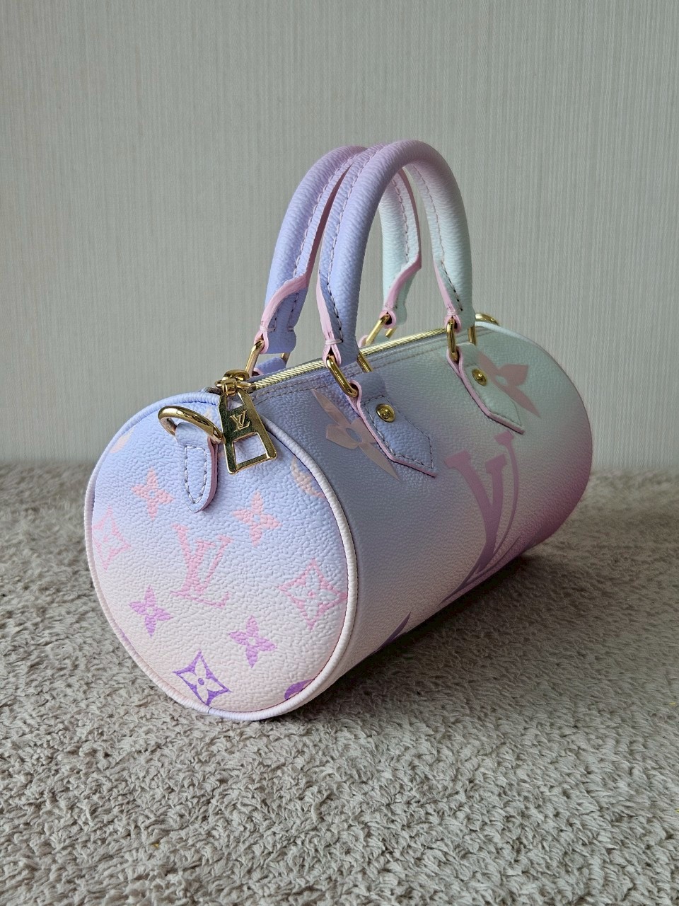LV Papillon Pastel Sunrise Monogram Microchip