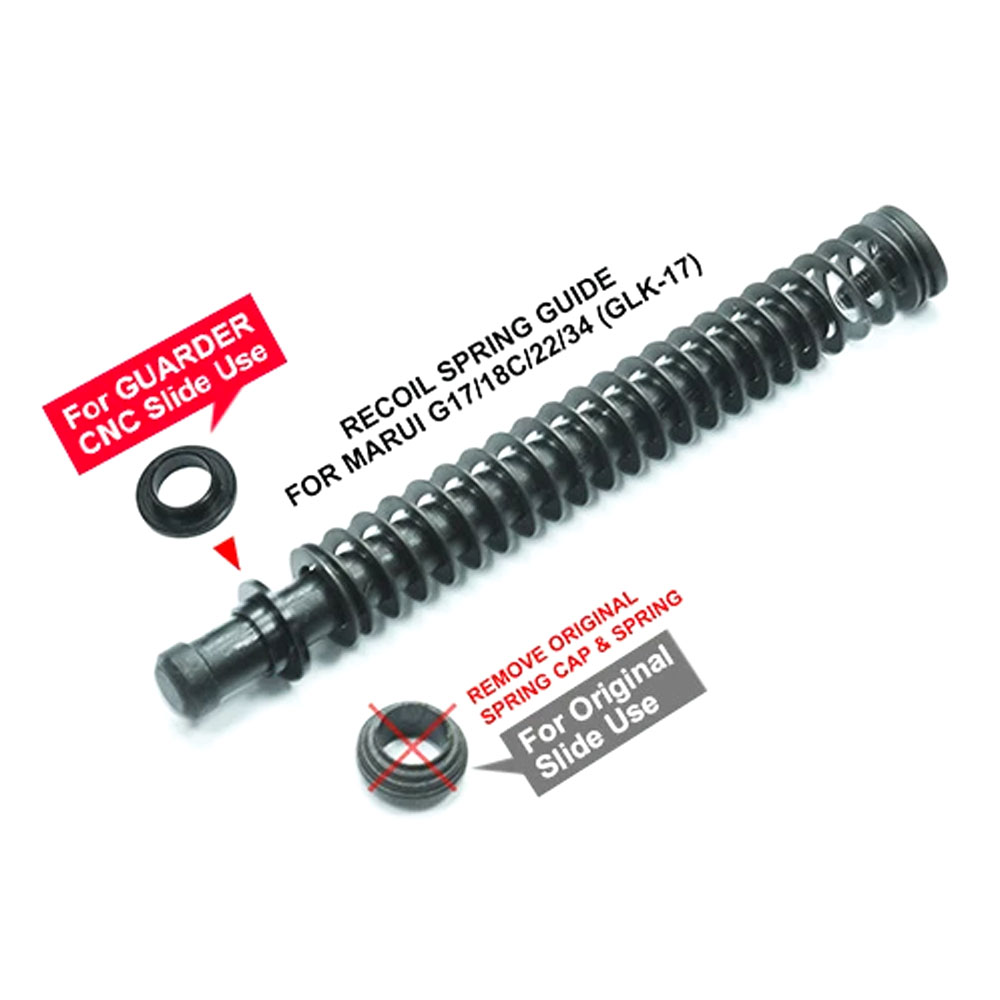Guarder 90mm Steel Leaf Recoil Spring For Guarder G17/18C, M&P9 Recoil Guide Rod