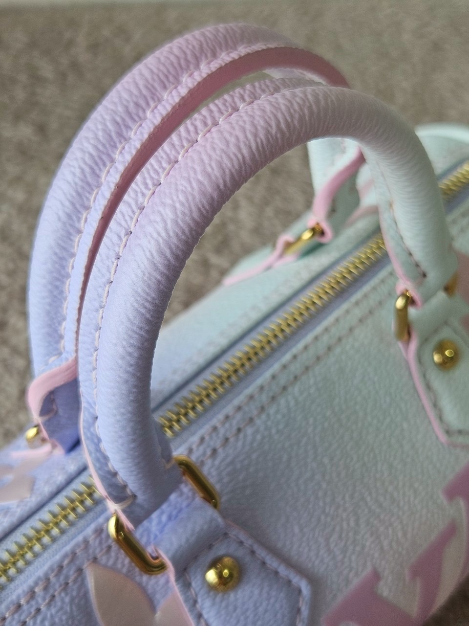 LV Papillon Pastel Sunrise Monogram Microchip