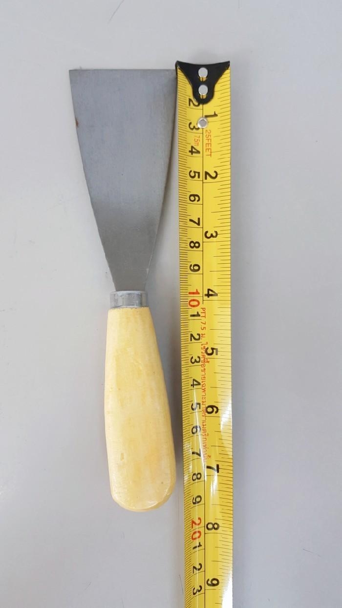 เกียงโป้วสีรุ่นประหยัด (คละสี) ด้ามไม้/ด้ามพลาสติก