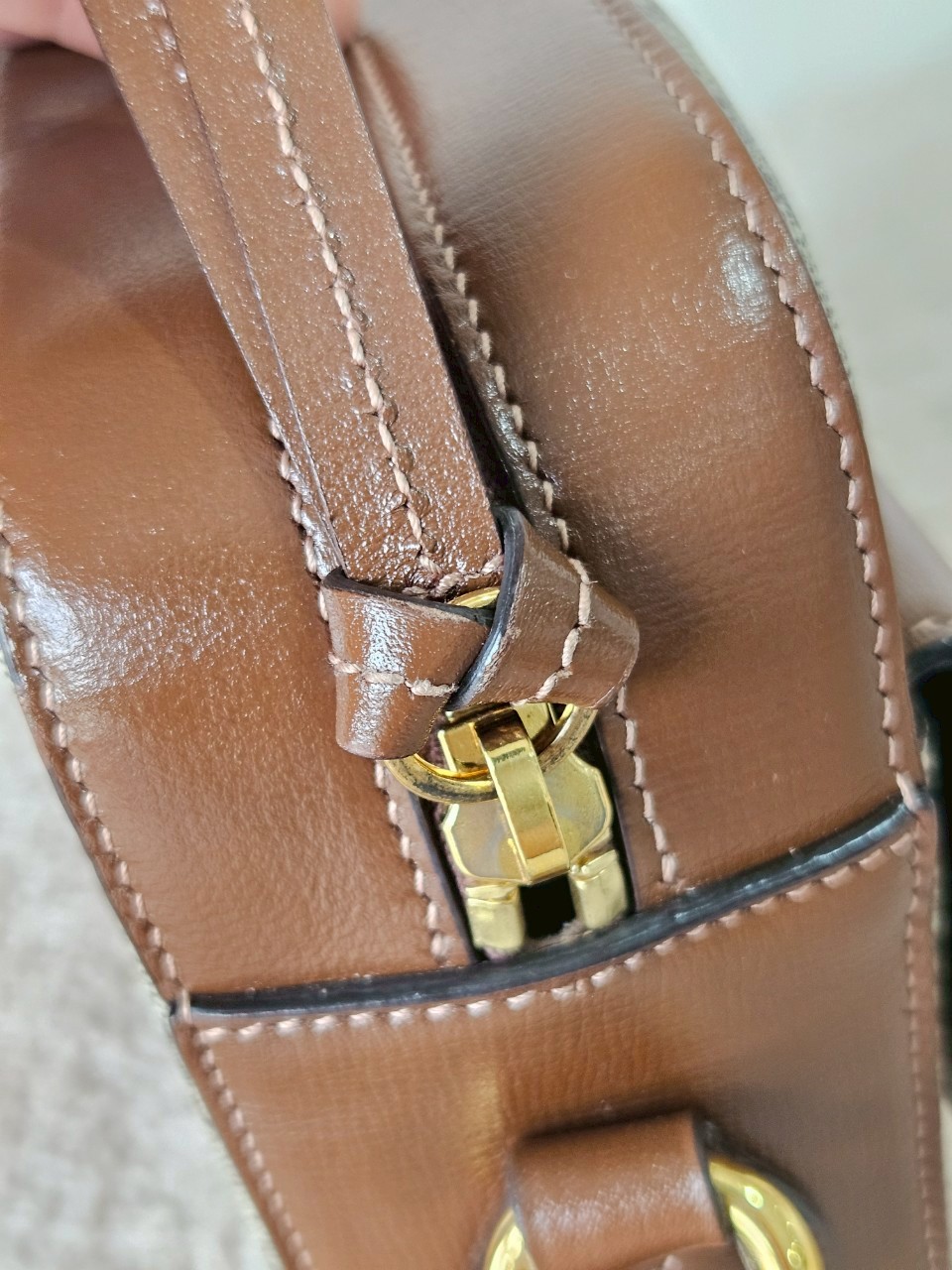 Gucci Horsebit Small Camera Brown
