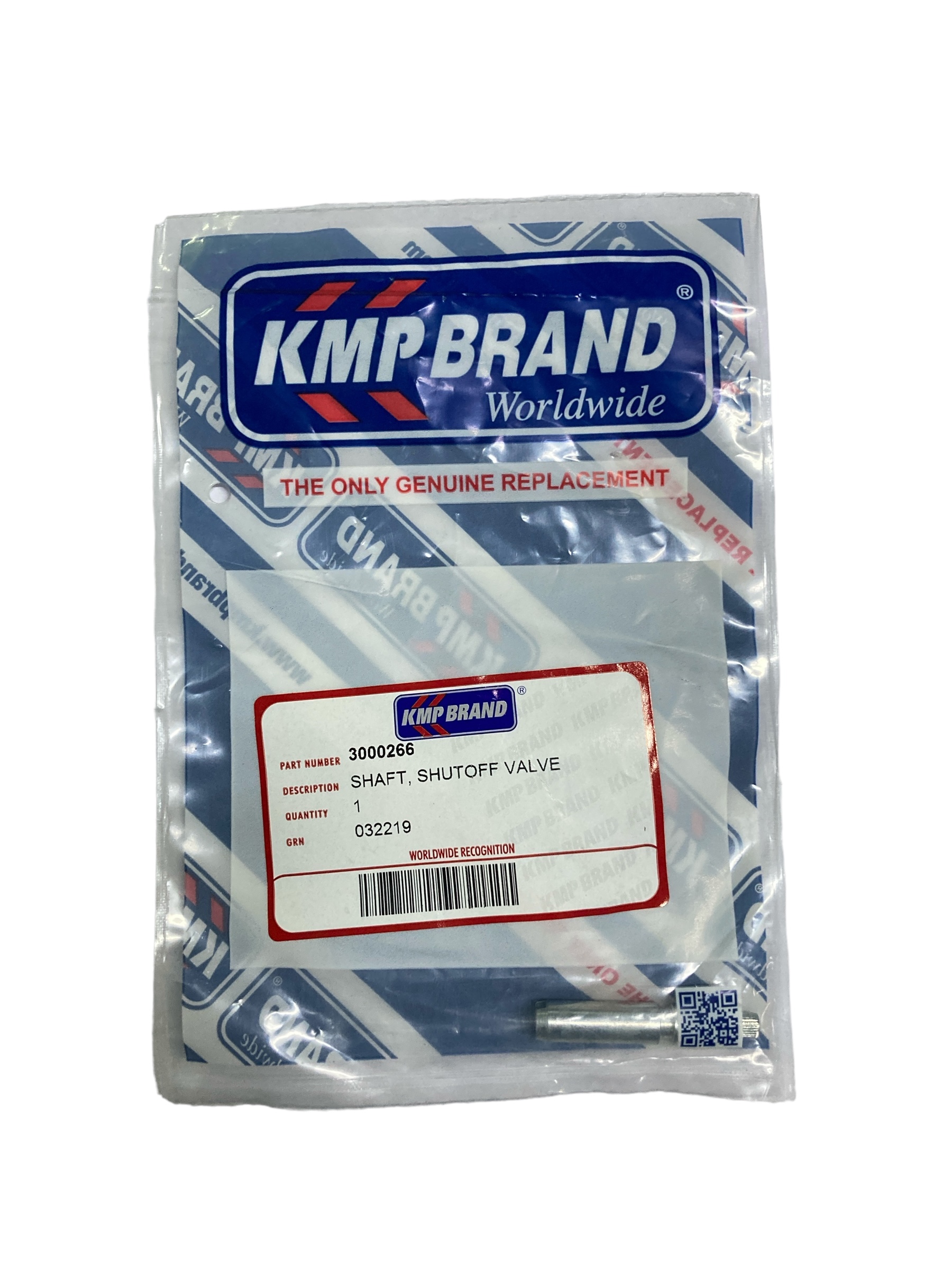 3000266 เพลาชัชดาวน์วาล์ว / Shaft,Shut Off Valve / KMP