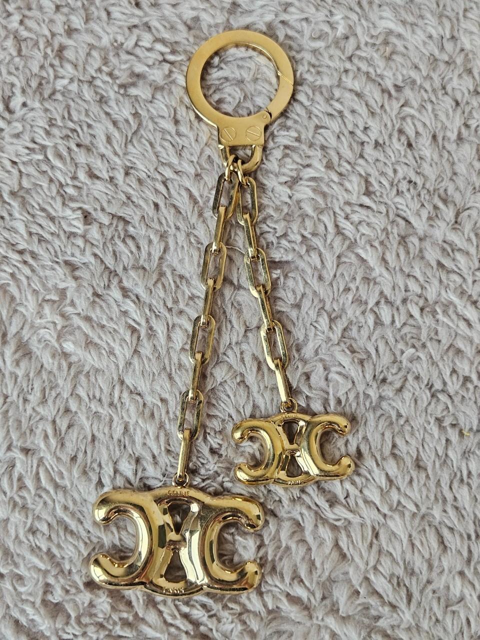 Celine Helim Triomphe Charm in Brass Gold