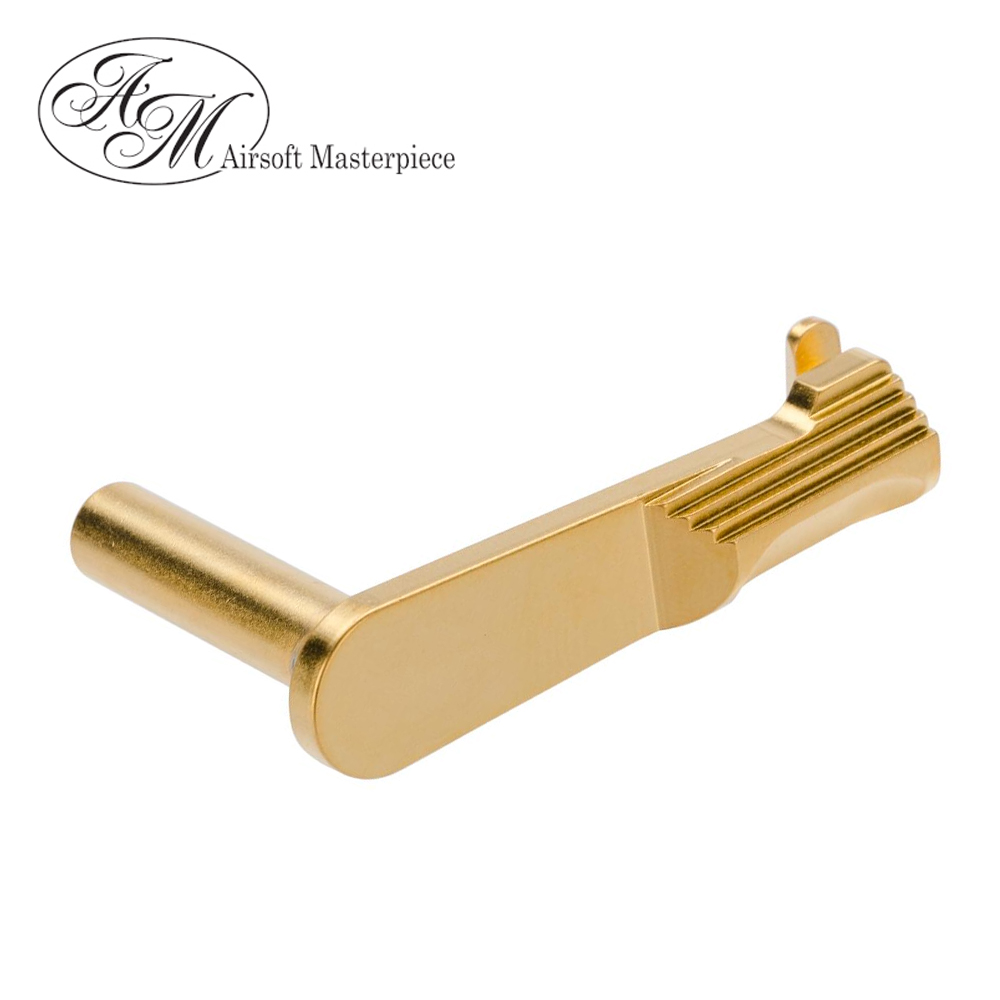 Airsoft Masterpiece CNC Steel Slide Stop Type 3 - STI (Gold)