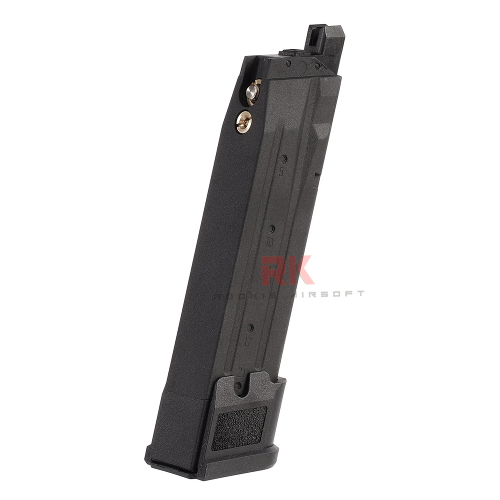 SIG AIR 25rds Magazine for P320 M17 GBB (Green Gas) - Black