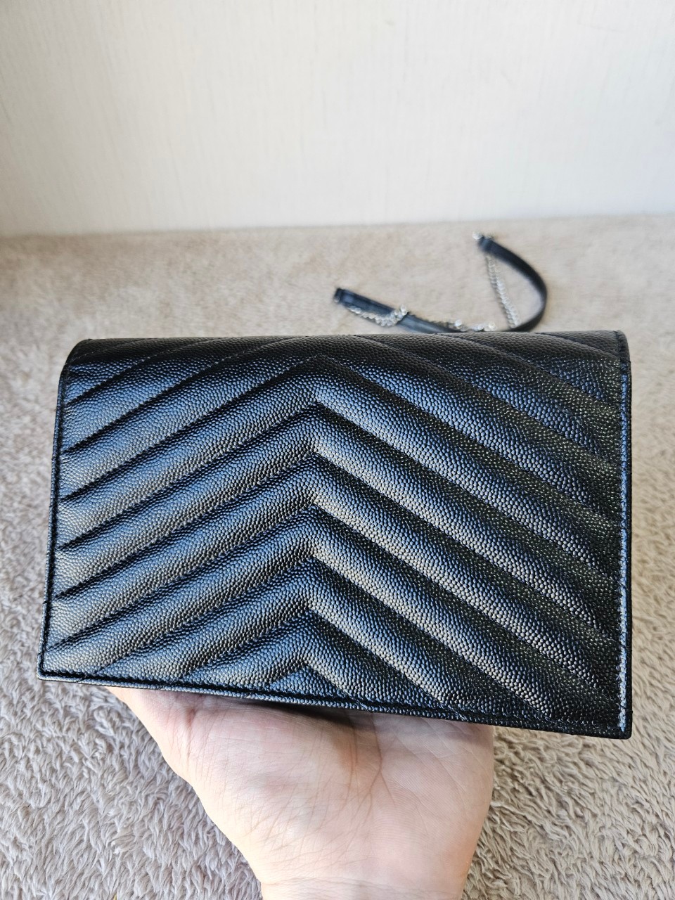 YSL WOC 7.5 สีดำอะไหล่เงิน