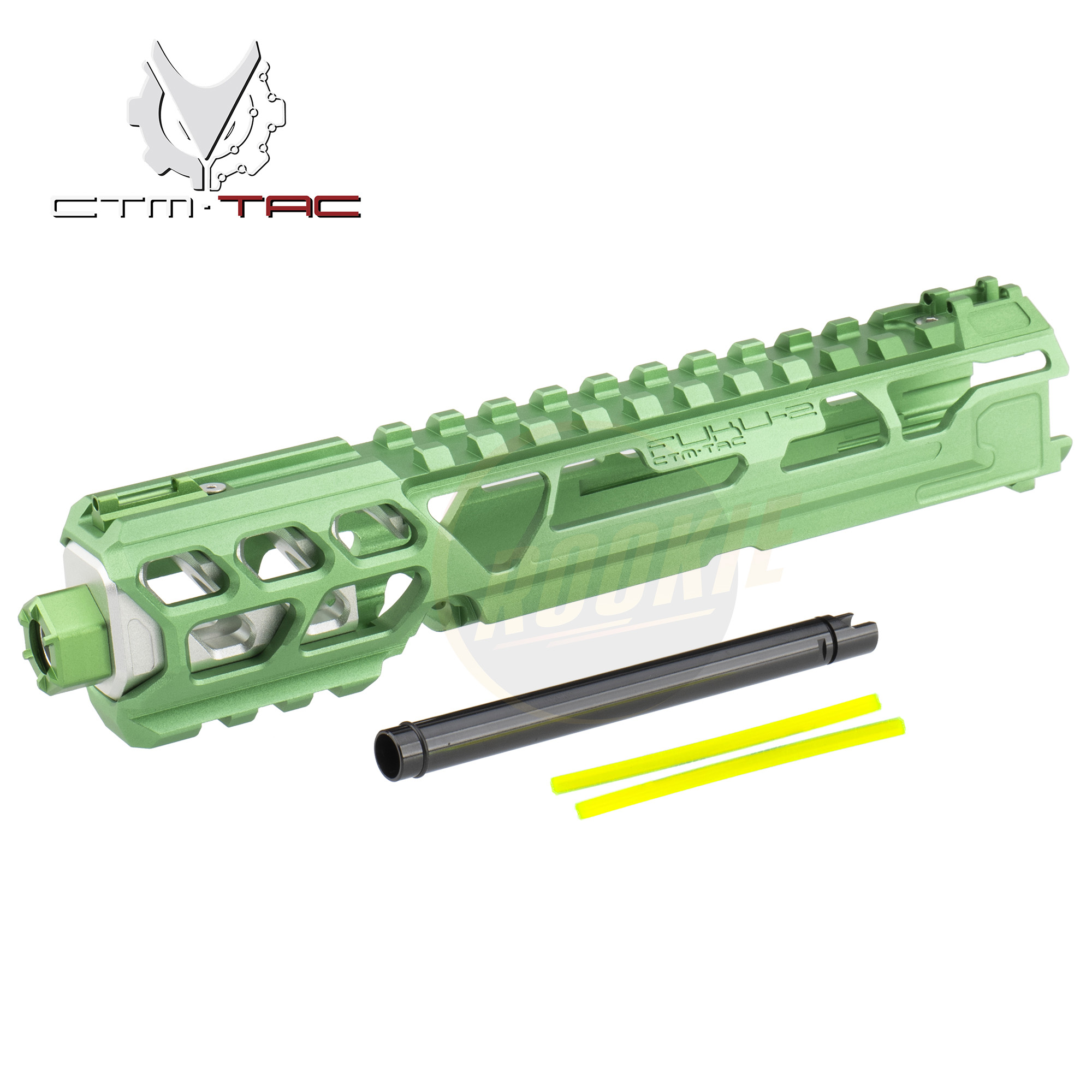 CTM FUKU-2 Upper Set (Short Cutout Version) for AAP-01 - Green & Silver