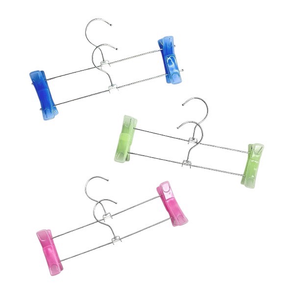 ไม้แขวน+ หนีบผ้า 1*2 PCS. ขนาด 25cm.