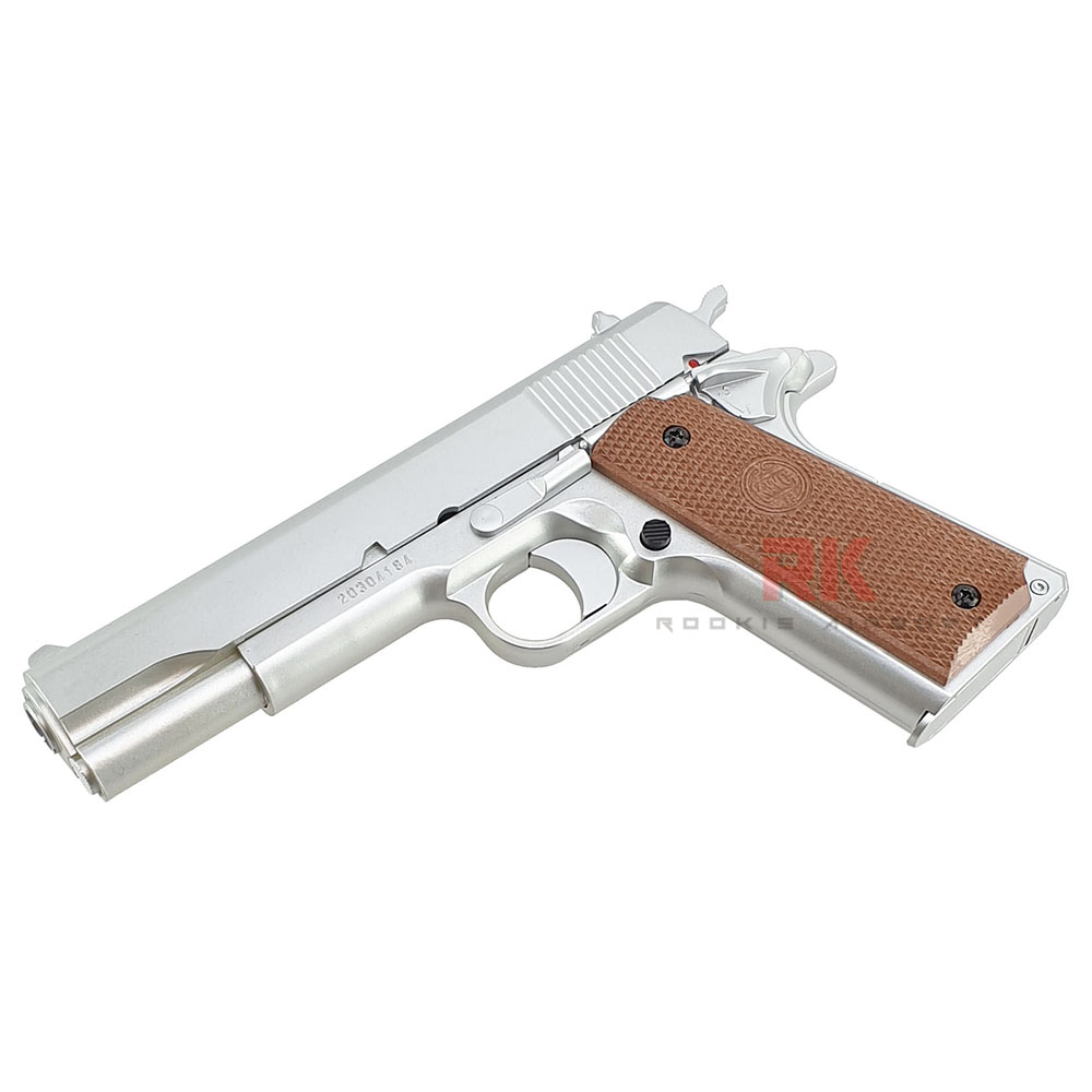 KWC M1911 A1 Spring Pistol - Silver