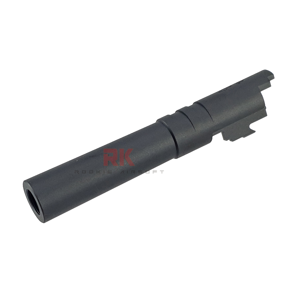 5KU Stainless Steel Threaded Outer Barrel for Marui Hi-CAPA 4.3 (Black)