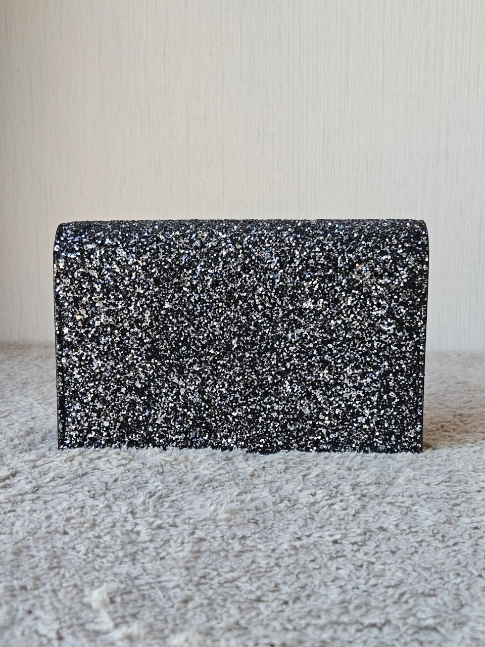 YSL 452159 Kate Bag in Black Sequins 7.5
