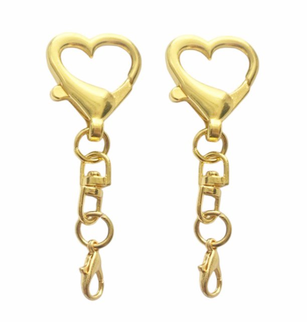 ต้นทุนล๊อตใหม่ ถูกลง!!! (12ชิ้น, 25ชิ้น, 50ชิ้น) **แบบคุณภาพดี งานสวย แข็งแรง ไม่ป๊องแป๊ง** อะไหล่พวงกุญแจ DIY ห่วงพวงกุญแจ ตะขอพวงกุญแจ ชุดรูปหัวใจ+ข้อต่อ+ตะขอก้ามปู