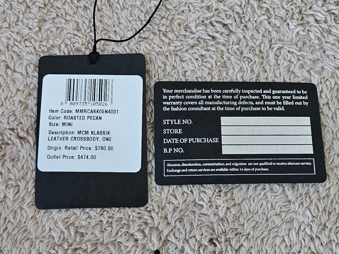 MCM Klassik Leather Crossbody Mini Bag