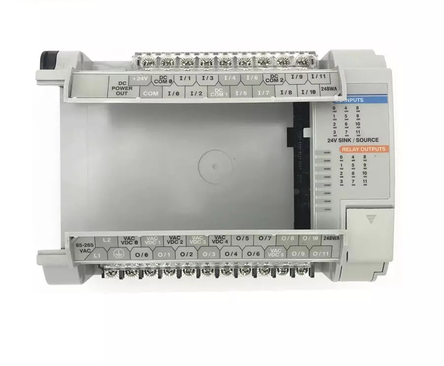 Allen-Bradley 1764-24BWA MicroLogix 1500 Base 120VAC Power, 12-In 24VDC 12-Relay
