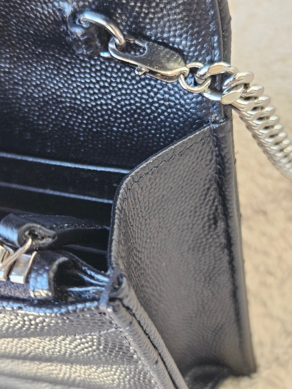 YSL WOC 7.5 สีดำอะไหล่เงิน