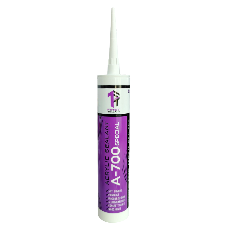 อะคริลิคยาแนวคุณภาพสูง A-700 Special Acrylic Sealant มีส่วนผสมซิลิโคนเกรดพิเศษ คุณสมบัติกันเชื้อรา ยึดเกาะ วัสดุผิวมันได้ดี ทาสีทับได้ ไร้ปัญหาการรั่วซึม