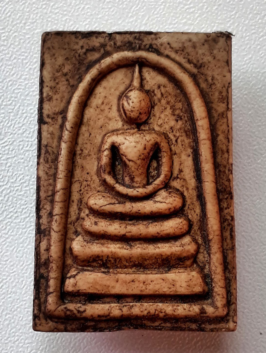 พระผงพุทธคุณ พระสมเด็จ ด้านหลัง สมเด็จโต