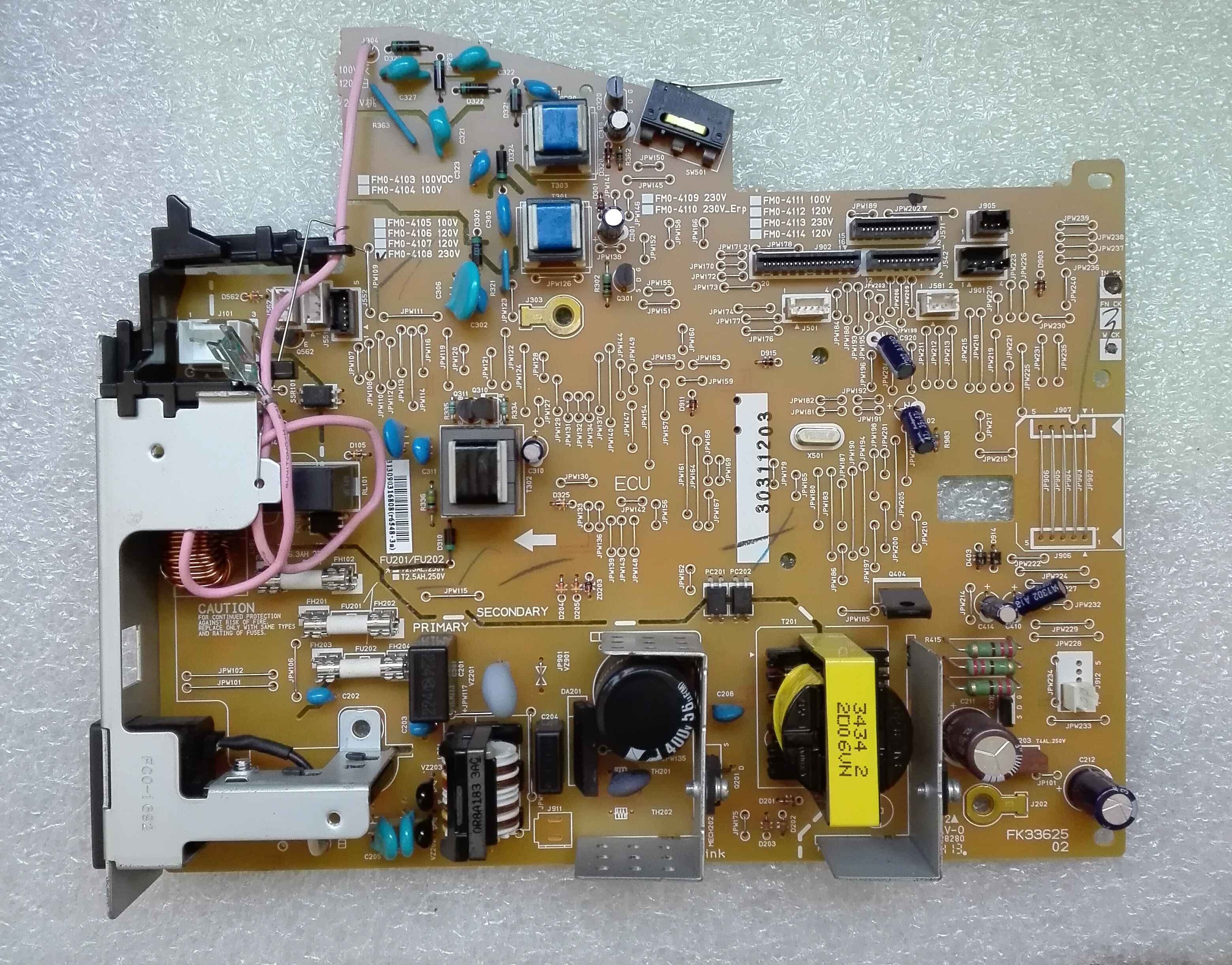 Power Supply (ECU) Canon MF4720w MF4750 MF4820d MF4870dn MF4890dw มือสอง