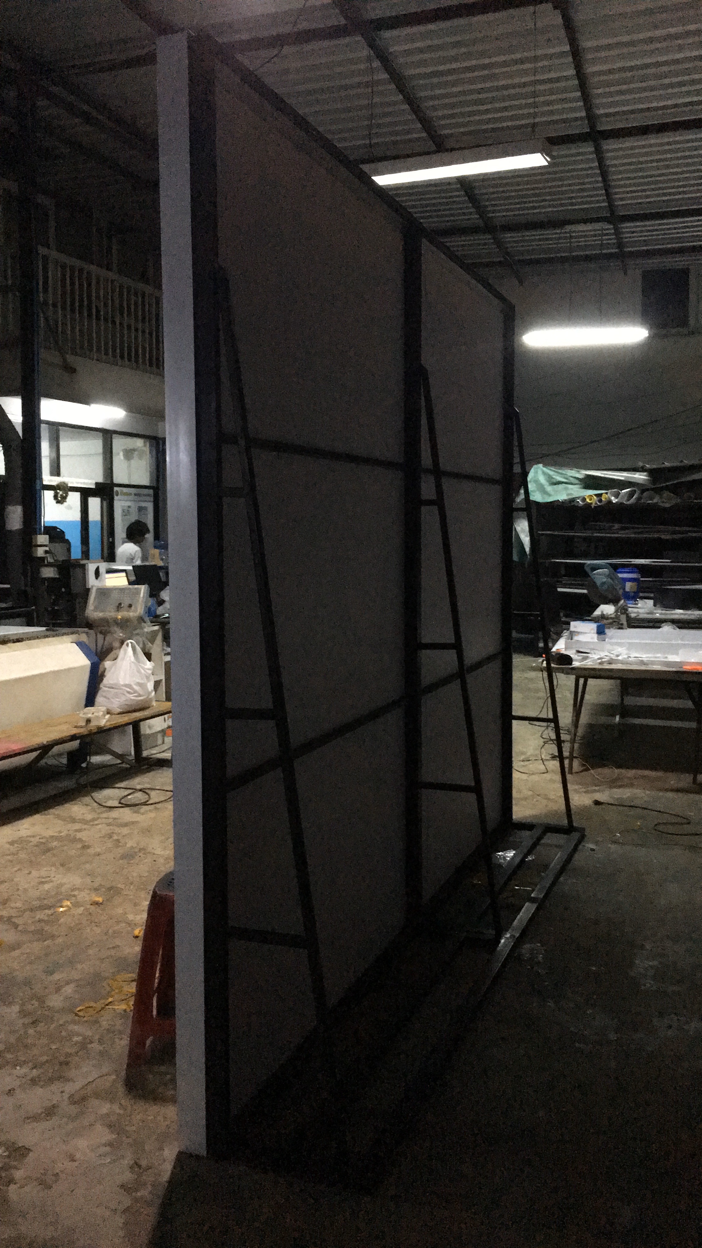 กล่องไฟสำหรับยึดผ้า3P Fabric Lightbox UV ป้ายไฟบาง Slim Light Box 6cm.