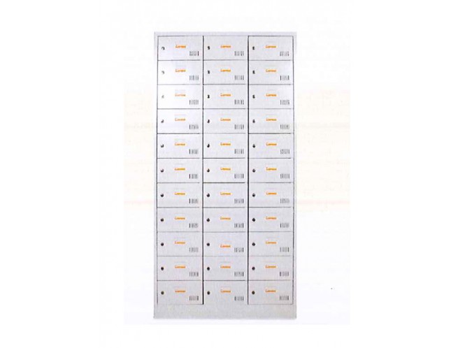 ตู้ล็อคเกอร์ 33 ช่อง ระบบกุญแจล็อค