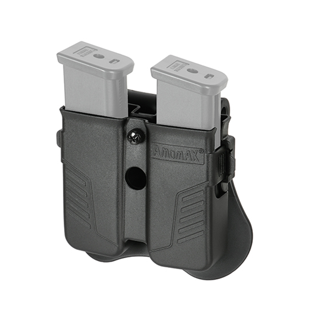 AMOMAX Universal Double Magazine Pouch (Black)