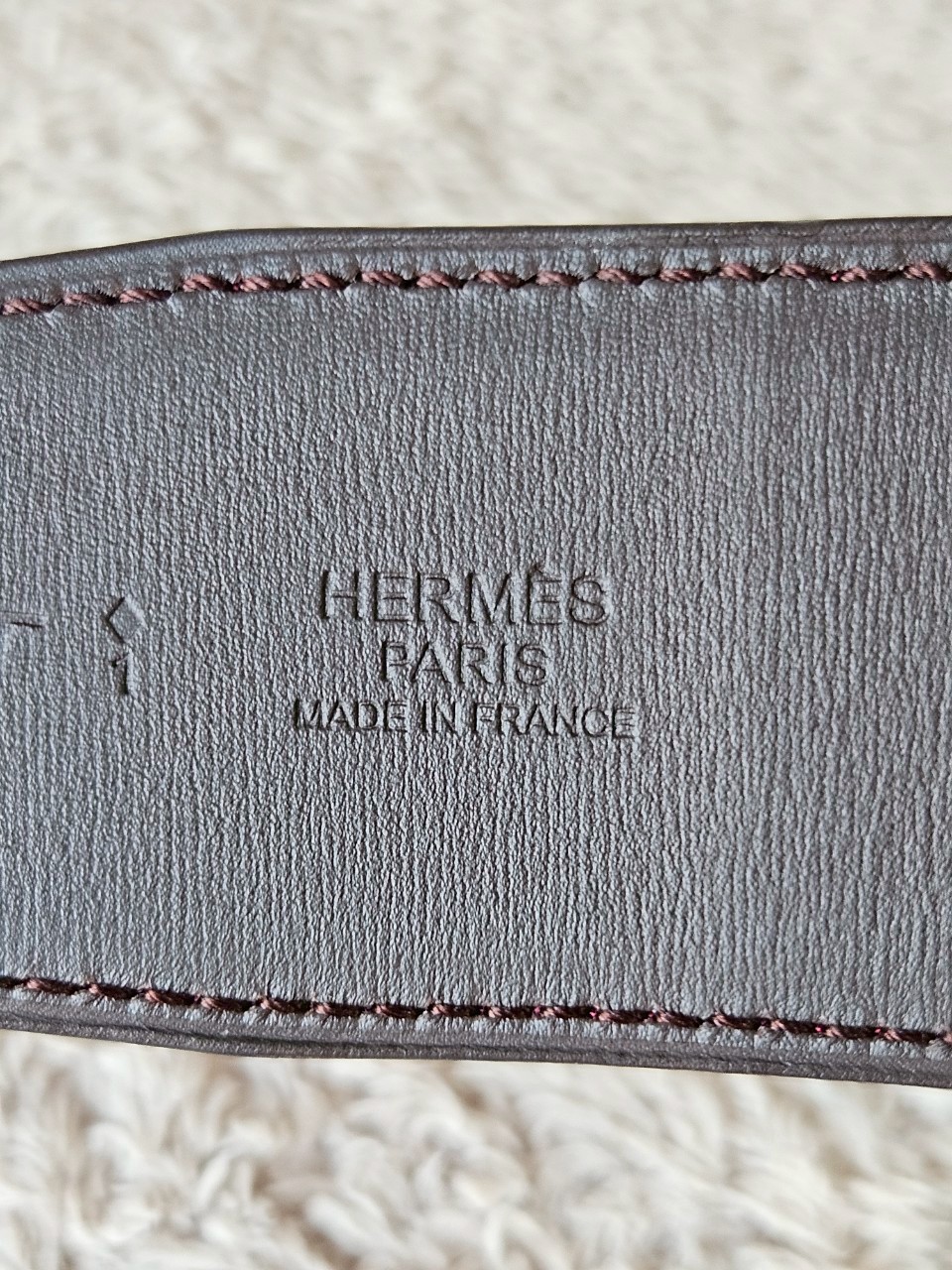 Hermes belt 42mm size85 เอว33-35