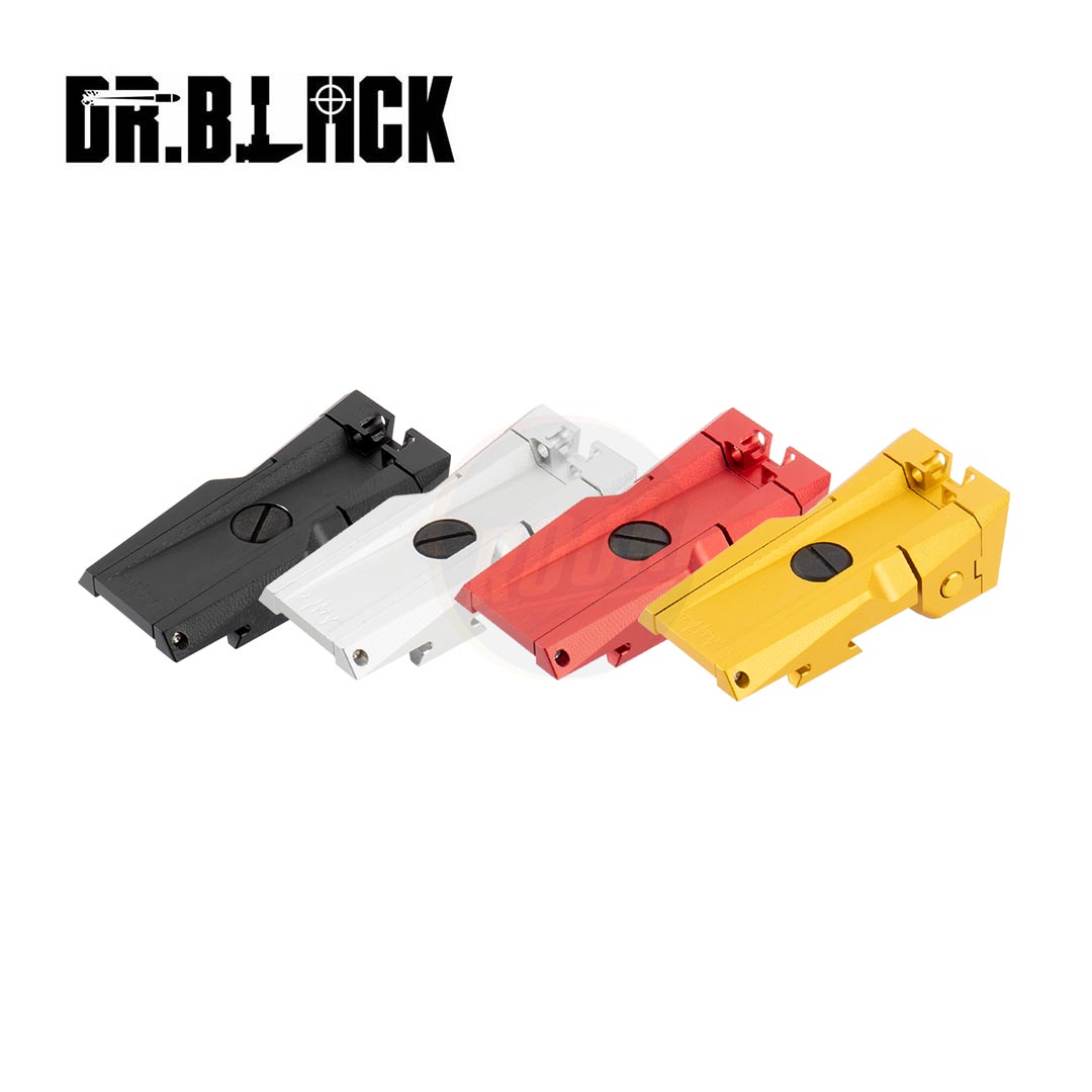Dr.Black Aluminum Fiber Optic Adjustable Rear Sight for Hi-CAPA 5.1