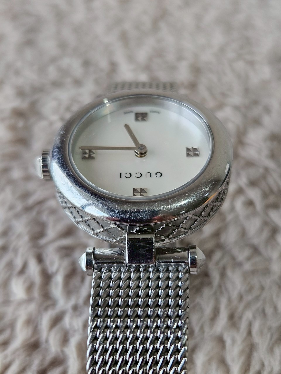 Gucci watch ya141504 Diamantissima Stainless