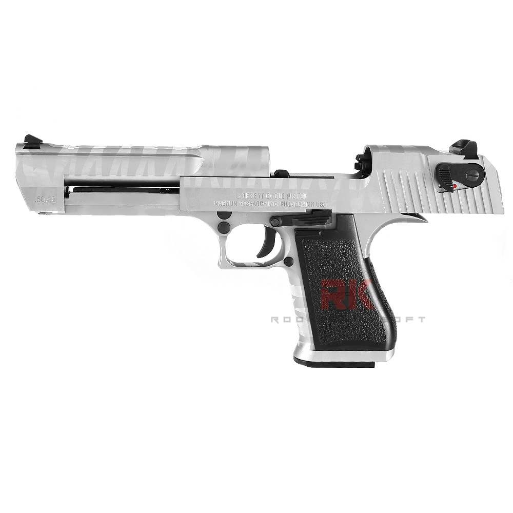 Cybergun (WE) Desert Eagle Tiger Stripe .50AE GBB Pistol - Silver