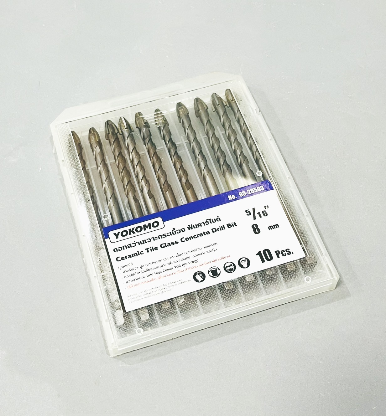 ดอกสว่านเจาะกระจก Yokomo