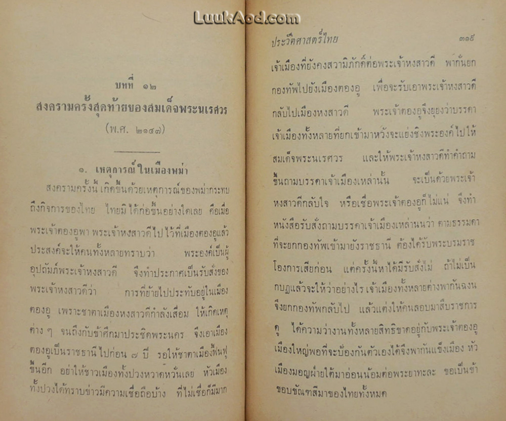ประวัติศาสตร์ไทย ตั้งแต่สมัยโบราณ ก่อนน่านเจ้า ถึงปัจจุบัน