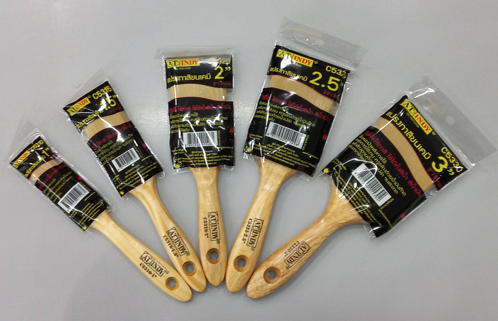 แปรงทาสีอย่างดีขนเคมี AT INDY