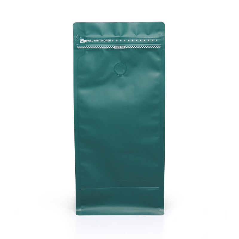 ถุงกาแฟ ถุงซิปล็อค Cube series 1000g ติดวาล์ว ขยายข้าง ตั้งได้ (50ใบต่อแพ็ค)