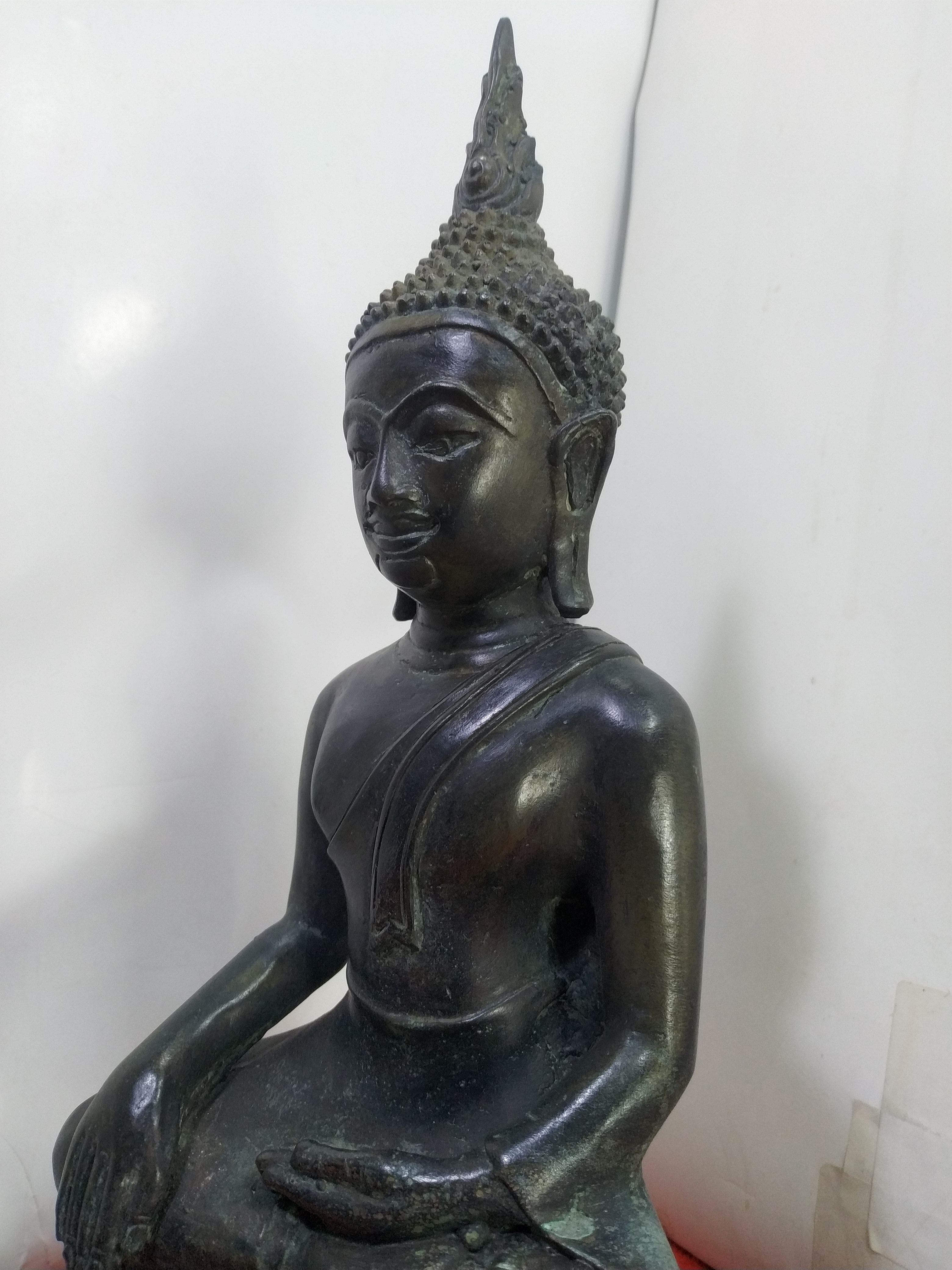 พระอู่ทอง ปางมารวิชัย หน้าตัก 5 นิ้ว เนื้อสำริด