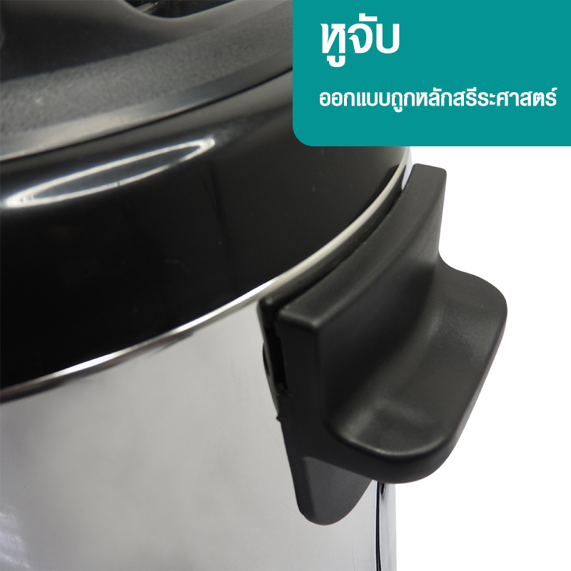 Stainless steel hot water boiling tank, 8 liters, can be heated, has water dispensing faucet