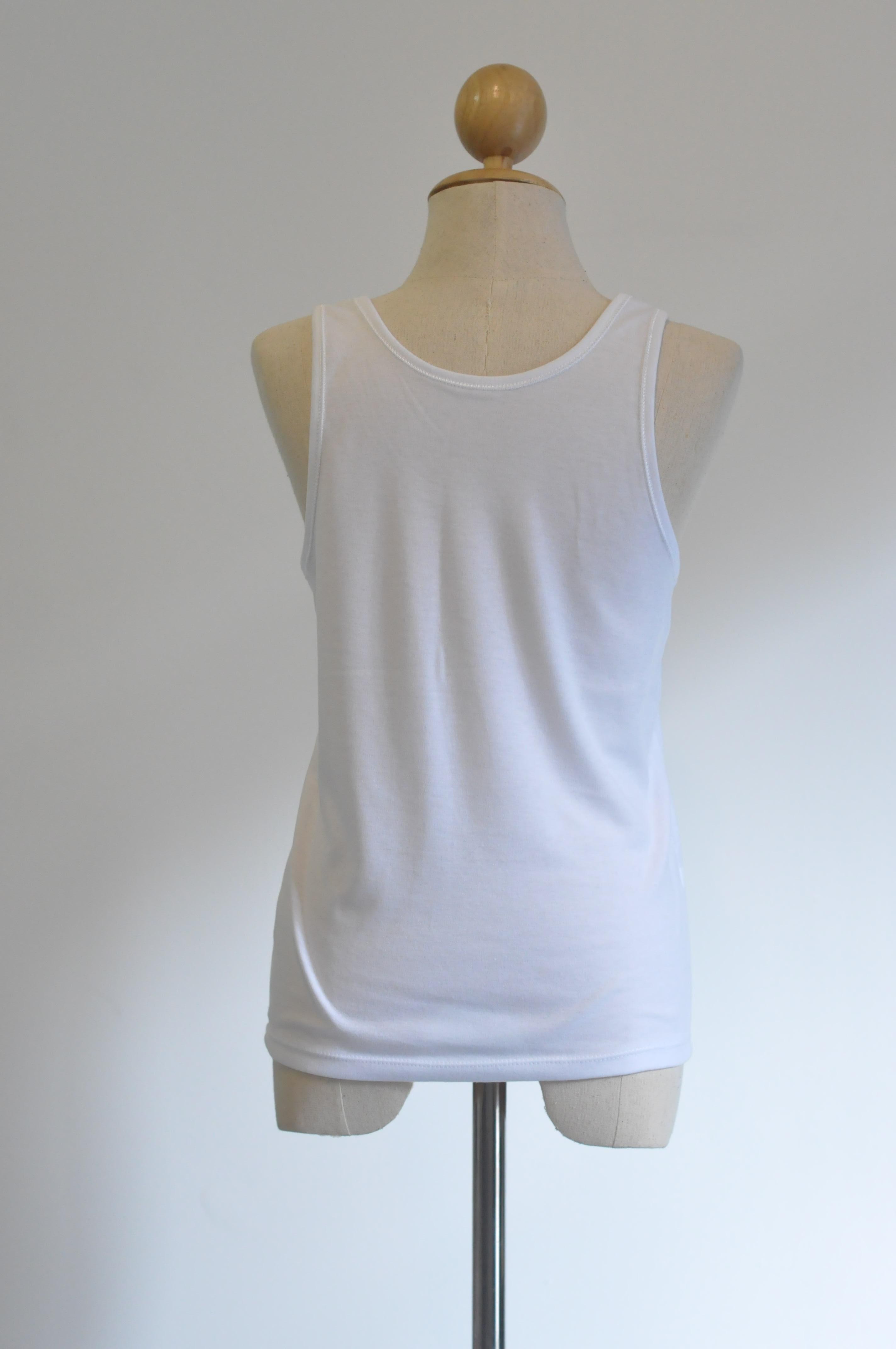 ขายส่ง เสื้อกล้าม เสื้อทับ ผ้าเนื้อดี ผลิตโรงงานไทย สีขาว (ราคาต่อโหล) nongnini1988