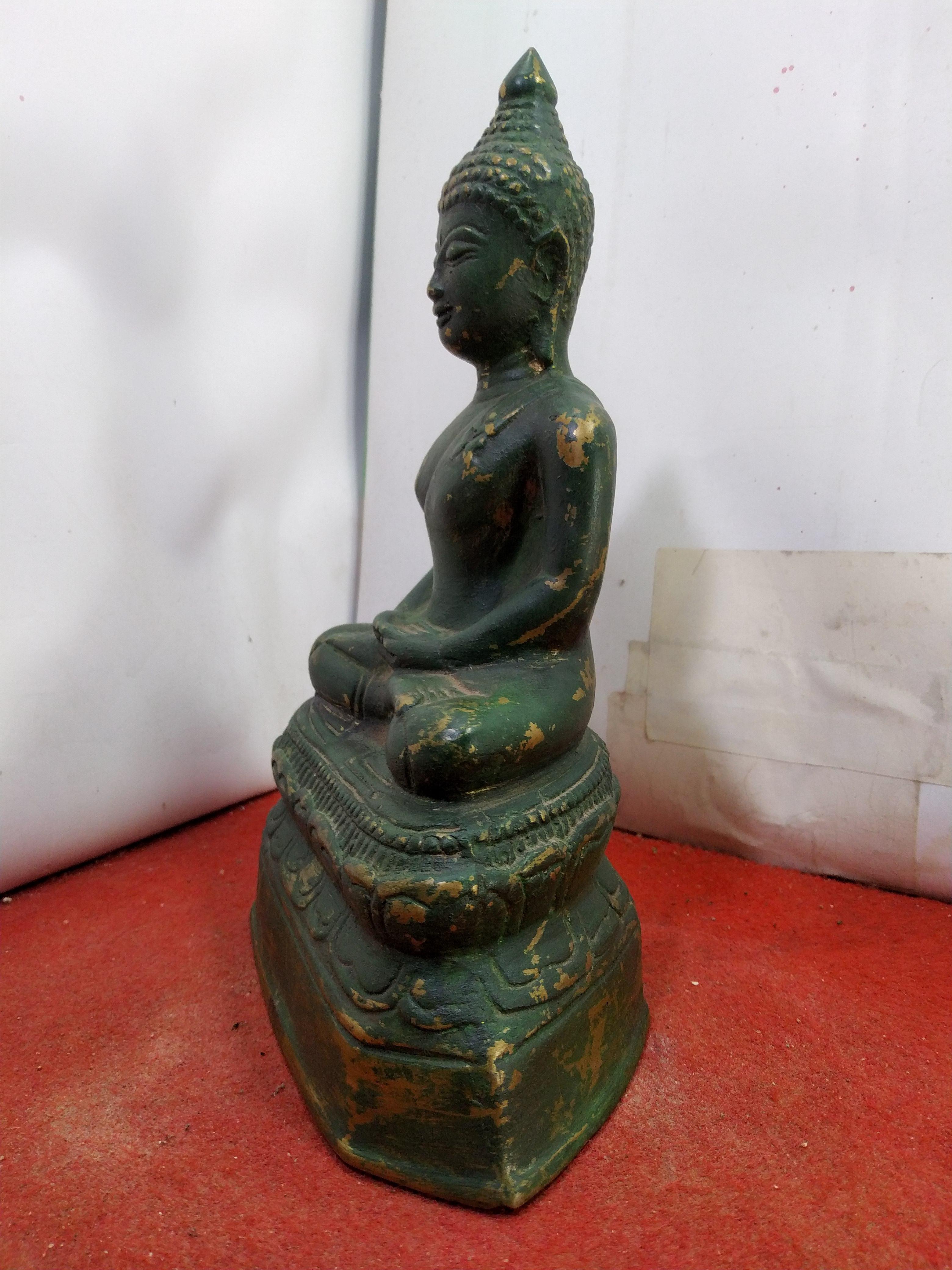 พระเชียงแสน สิงค์1 ขัดสมาธิเพชร หน้าตั 5นิ้ว