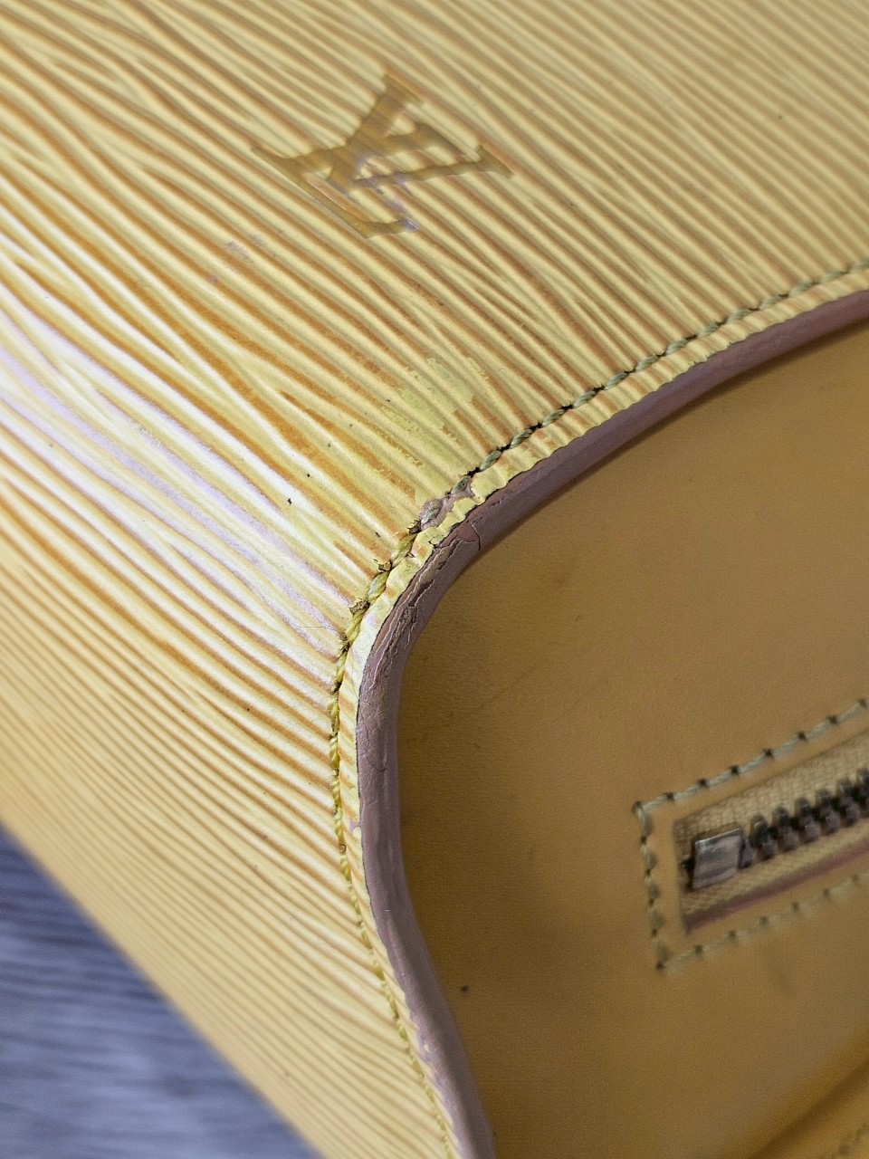 LV Yellow Epi Mabillon Backpack