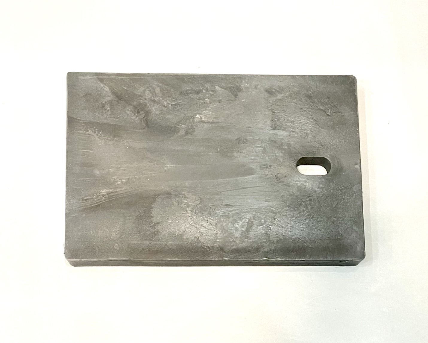 แผ่นรองมิเตอร์ไฟฟ้า พลาสติก สีดำ