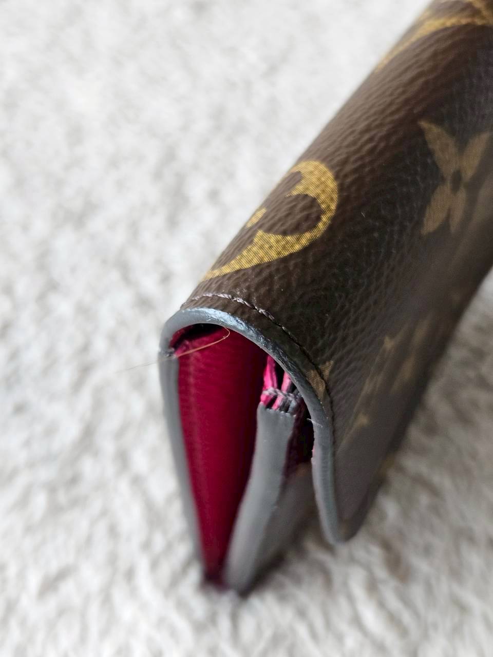 LV Emilie Mono Fuchsia Wallet