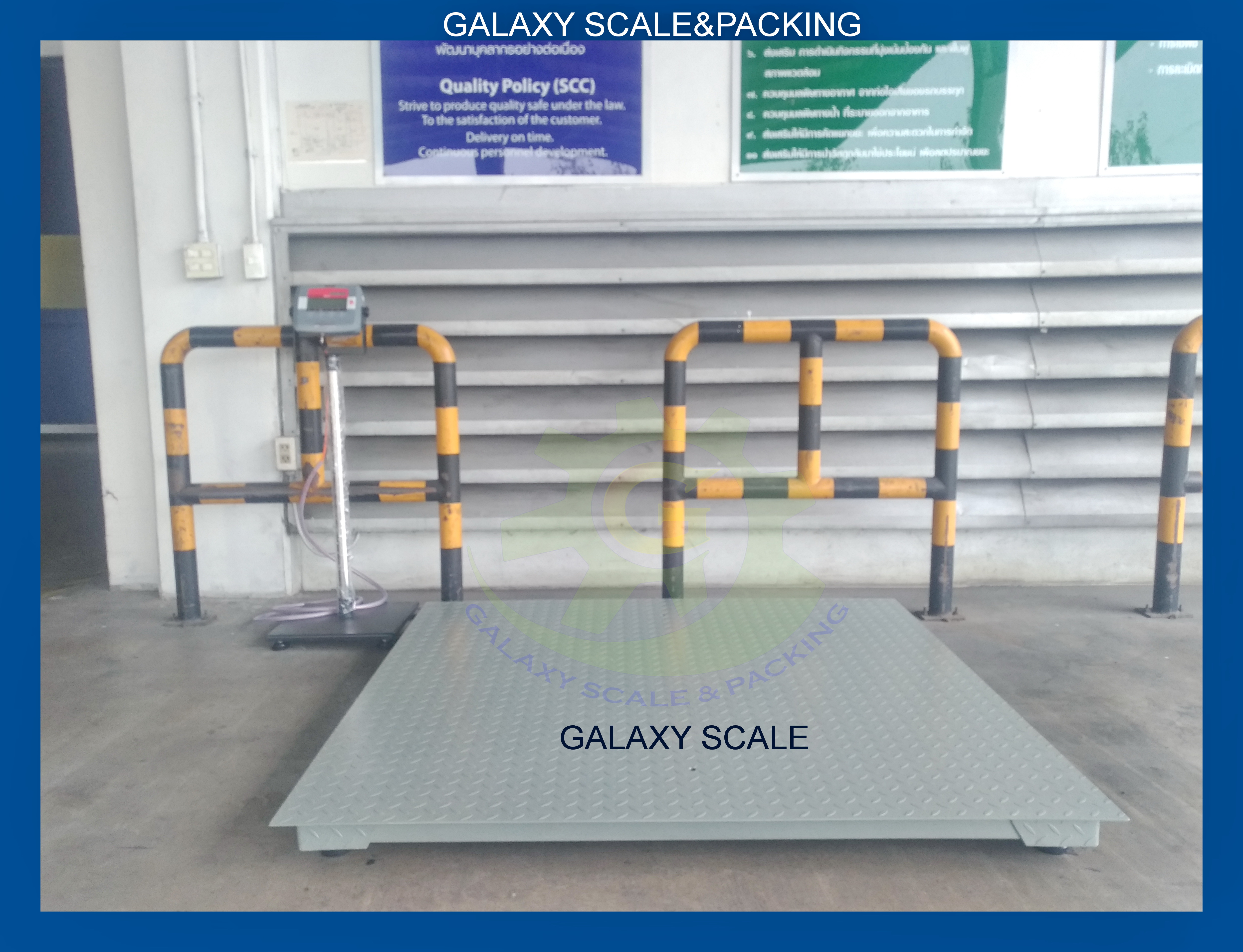 Ohaus เครื่องชั่งดิจิตอลเครื่องชั่งตั้งพื้นขนาด1.5x1.5 M Defender