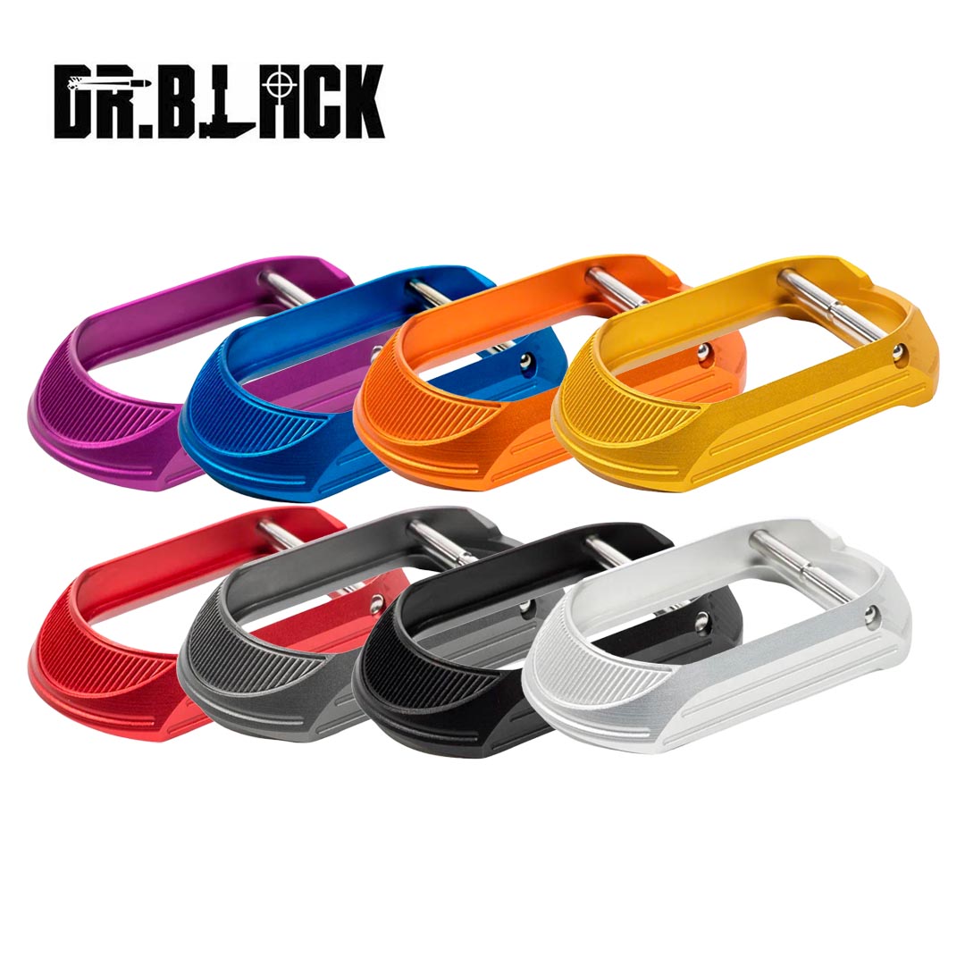 Dr.Black Aluminum Type A Magwell For Marui Hi Capa