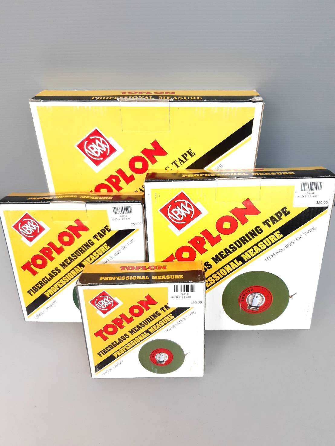 เทปวัดที่ ใยแก้ว Toplon